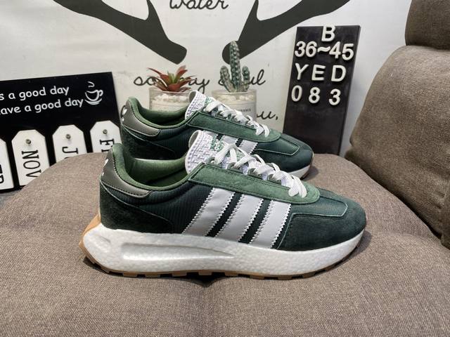 真标半码 Adidas阿迪达斯Boost秋季新款Retropy E5爆米花运动休闲鞋 Yed083