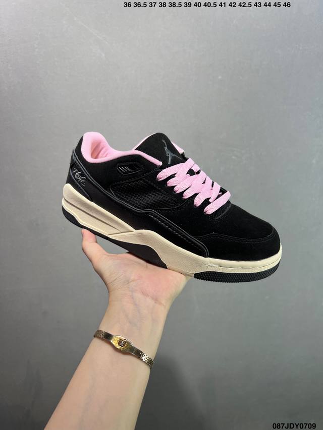 Who Decides War X Nike Jordan Flight Court Ate 搭防滑耐磨 低帮 耐克复古篮球鞋 货号:Hf3255-003 尺码