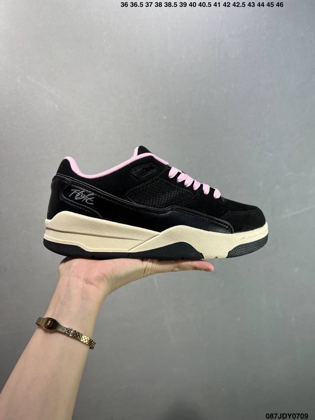 Who Decides War X Nike Jordan Flight Court Ate 搭防滑耐磨 低帮 耐克复古篮球鞋 货号:Hf3255-003 尺码