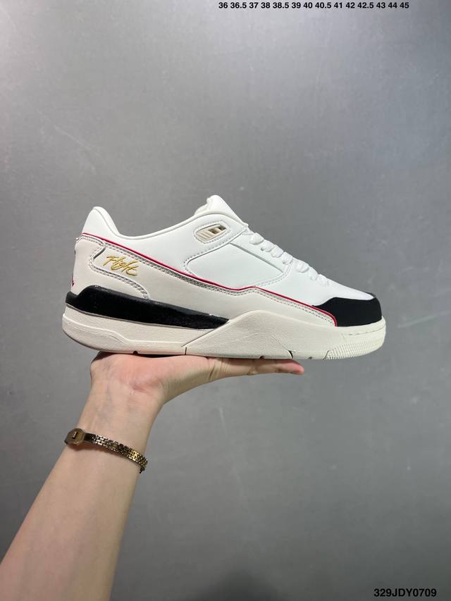 Who Decides War X Nike Jordan Flight Court Ate 搭防滑耐磨 低帮 耐克复古篮球鞋 货号:Hf3255-003 尺码