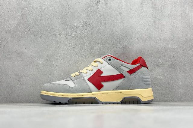 Off-White C O Virgil Abloh 时尚百搭休闲鞋 独家首发新款 采用环保牛剖革组合网织布鞋面材质 鞋垫嵌入发泡缓震Eva物料 正确中底搭载E