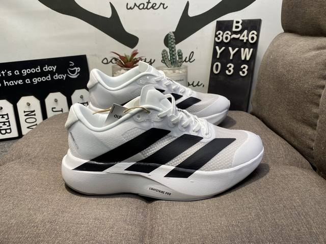 真标半码 阿迪达斯Adidas Adizero Adios Pro Evo 4 Ekiden Pack 零度平安进化版4系列低帮轻便透气竞速休闲运动慢跑鞋 Yy