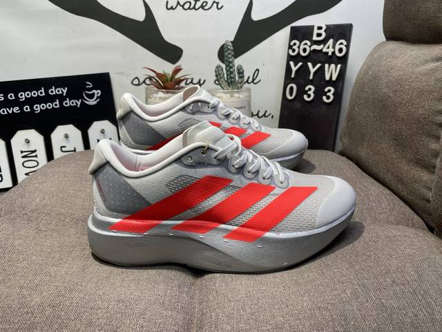 真标半码 阿迪达斯Adidas Adizero Adios Pro Evo 4 Ekiden Pack 零度平安进化版4系列低帮轻便透气竞速休闲运动慢跑鞋 Yy