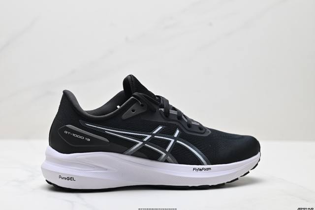 公司级Asics Gt-1000 13 Gtx 亚瑟士 舒适 织物合成革减震防滑耐磨 低帮越野跑步鞋 货号:1011B858-003 尺码:36 37 37.5