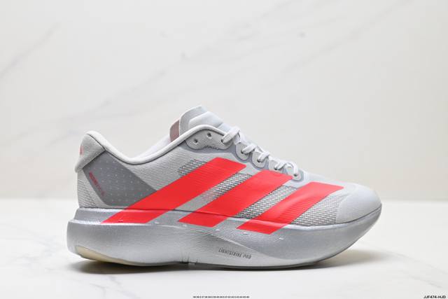 公司级Adidas Adizero Evo Sl 阿迪达斯 舒适百搭防滑耐磨 低帮 休闲跑步鞋 货号:Js4491 尺码:36 36.5 37 38 38.5