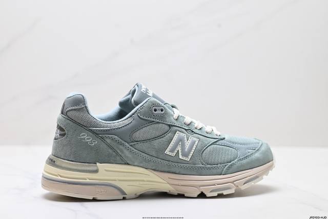 公司级New Balance新百伦Nb Made In Usa Mr993系列美产血统经典复古休闲运动百搭老爹跑步鞋 采用台产猪巴革及透气网眼材质 6层组合底模