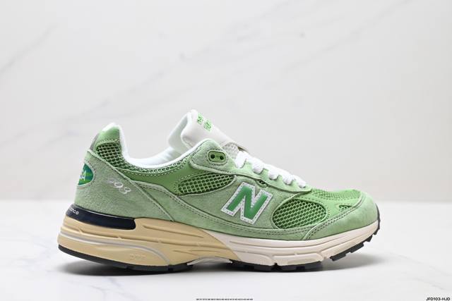 公司级New Balance新百伦Nb Made In Usa Mr993系列美产血统经典复古休闲运动百搭老爹跑步鞋 采用台产猪巴革及透气网眼材质 6层组合底模