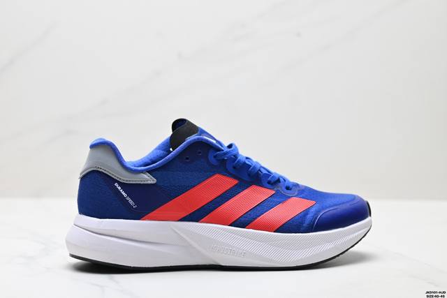 公司级Adidas Adizero Duramo Speed 2 阿迪达斯 网面透气 轻盈跑鞋 主打的科技还是非常让人期待 Cloudfoam是另一种减震科技