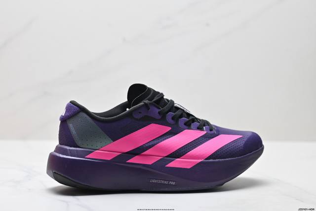 公司级Adidas Adizero Evo Sl 阿迪达斯 舒适百搭防滑耐磨 低帮 休闲跑步鞋 货号:Js4491 尺码:36 36.5 37 38 38.5