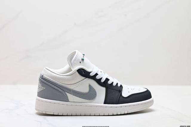 真标Nike Air Jordan 1 Low Aj1乔1低帮休闲板鞋 同步官方配色 官方货号:Io2242-101 Size:36 36.5 37.5 38