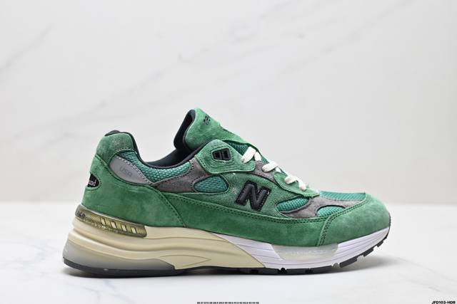 公司级New Balance Nb 992系列 新百伦 美产血统经典复古休闲运动百搭老爹跑步鞋 采用台产猪巴革及透气网眼材质 6层组合底模 缓震中底 超级碳胶耐
