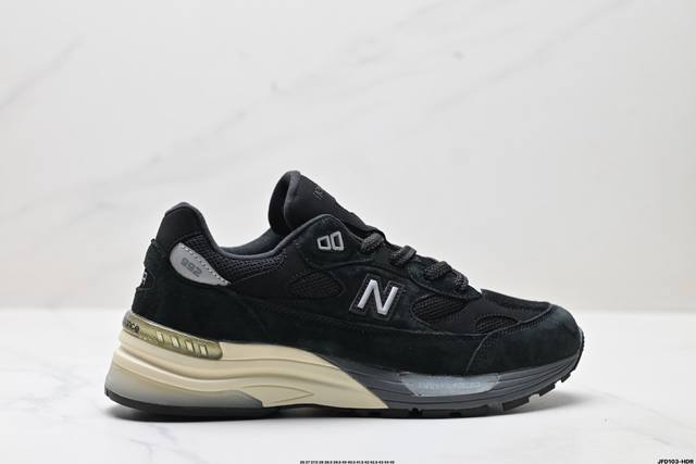 公司级New Balance Nb 992系列 新百伦 美产血统经典复古休闲运动百搭老爹跑步鞋 采用台产猪巴革及透气网眼材质 6层组合底模 缓震中底 超级碳胶耐