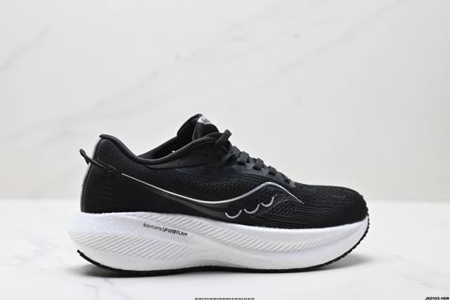 公司级Saucony Triumph 21 索康尼胜利 旗舰级缓震 慢跑减震透气 低帮训练跑步鞋 货号:S20881-12 尺码:36 36.5 37.5 38