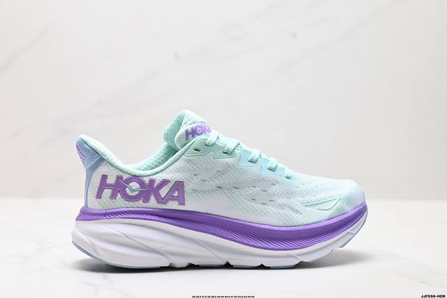 真标Hoka One One Bondi 9 复古舒适防滑耐磨 低帮 山地户外跑步鞋 货号:1132 尺码:36 36.5 37.5 38 38.5 39 40