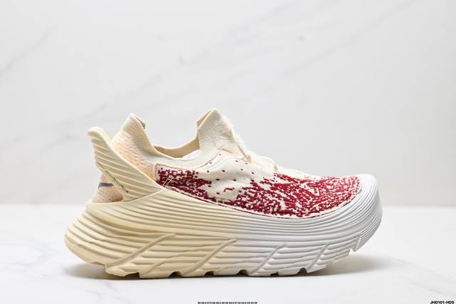公司级Hoka One One Restore Tc Chukka 舒适 织物减震防滑透气低帮 休闲跑步鞋 货号:1169090 尺码:36 36.5 37.5