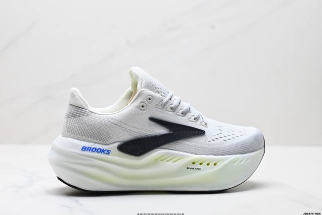 公司级Brooks 布鲁克斯Glycerin Max 超级甘油 厚底马拉松缓震跑鞋 该鞋以厚实的中底和高分子注氮技术为特点 提供极致的缓震性能 鞋面柔软厚实 具