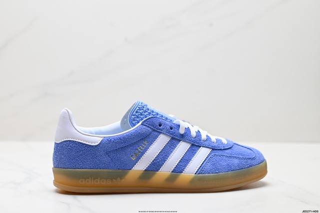 公司级Adidas Originals Bad Bunny Gazelle Indoor 三叶草休闲防滑耐磨低帮板鞋 鞋头出色设计 塑就出众贴合感 稳固的后跟贴