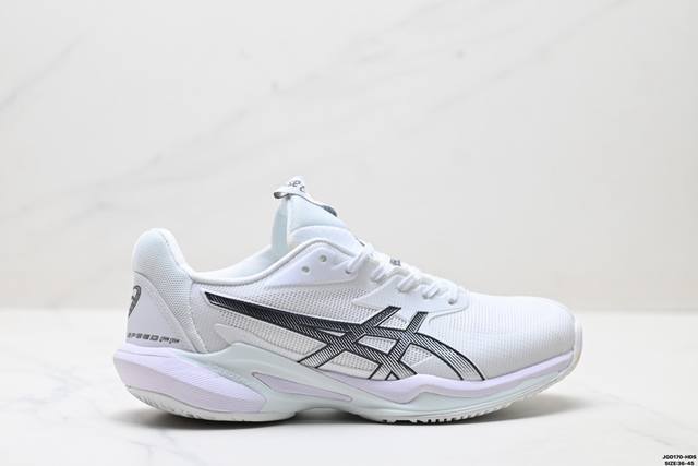 公司级Asics Solution Speed Ff 3 舒适百搭 耐磨透气 亚瑟士低帮网球鞋 货号:1041A438-101 尺码:36-45 Id:Jgd1