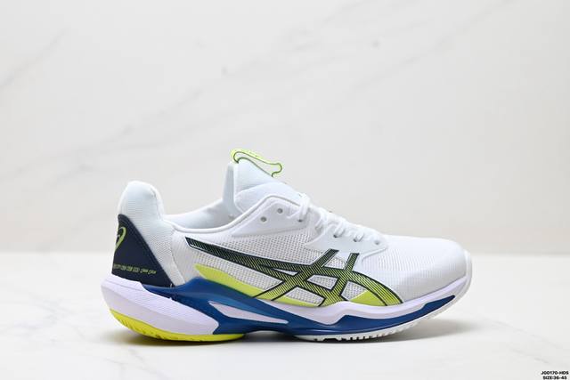公司级Asics Solution Speed Ff 3 舒适百搭 耐磨透气 亚瑟士低帮网球鞋 货号:1041A438-101 尺码:36-45 Id:Jgd1