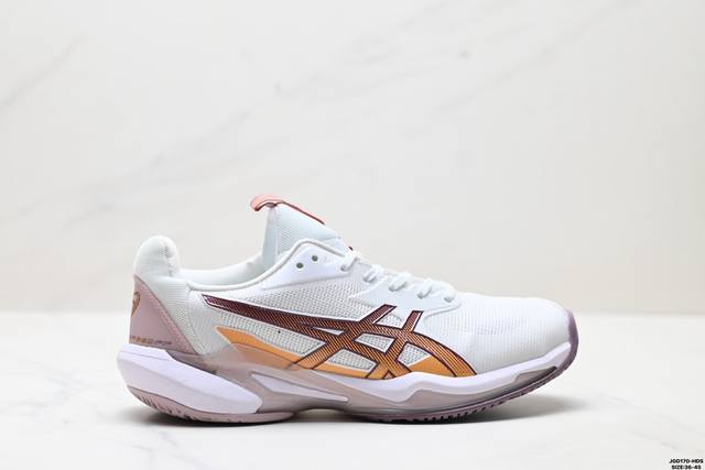 公司级Asics Solution Speed Ff 3 舒适百搭 耐磨透气 亚瑟士低帮网球鞋 货号:1041A438-101 尺码:36-45 Id:Jgd1