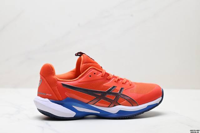 公司级Asics Solution Speed Ff 3 舒适百搭 耐磨透气 亚瑟士低帮网球鞋 货号:1041A438-101 尺码:36-45 Id:Jgd1