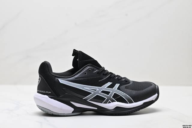 公司级Asics Solution Speed Ff 3 舒适百搭 耐磨透气 亚瑟士低帮网球鞋 货号:1041A438-101 尺码:36-45 Id:Jgd1