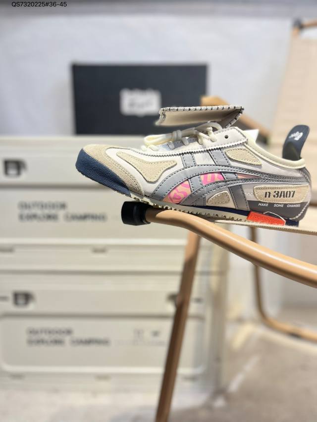 纯原版本 定制款亚瑟士 鬼冢虎Onitsuka Tiger Tokuten 布面 复古低帮休闲跑鞋 实拍首发 Tokuten的灵感来源于80年代的室内用鞋 T-