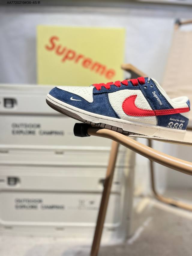 Supreme X Nike Sb Dunk Low 大厂出品 极力推荐 新配色 原装头层材料 独家版型蒸餾加工 帶來的是更好的视觉和脚感体验 大厂纯原品质出货