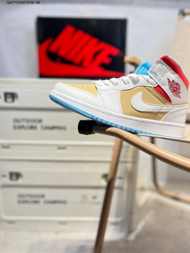 Air Jordan 1 Mid Aj1乔丹一代经典复古文化休闲运动篮球鞋Dz0774 Qm7102907#36-46