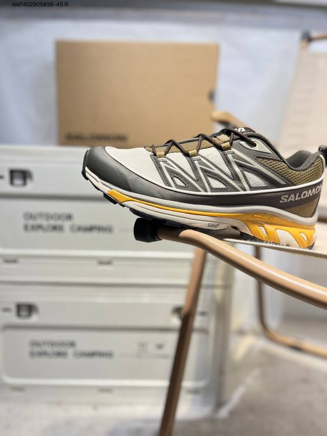 Salomon Xa Pro Xt-6 Expanse 萨洛蒙户外越野跑鞋 鞋面采用Sensifit贴合技术 全方位贴合包裹脚型 鞋跟部鞋底牵引设计 提供强大的