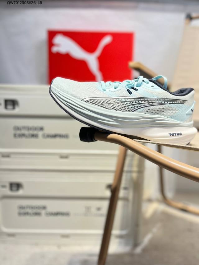 Puma Deviate Nitro 3 彪马 缓震训练跑鞋透气 舒适防滑耐磨 低帮 休闲跑步鞋 货号:309708 Qw7012903#36-45