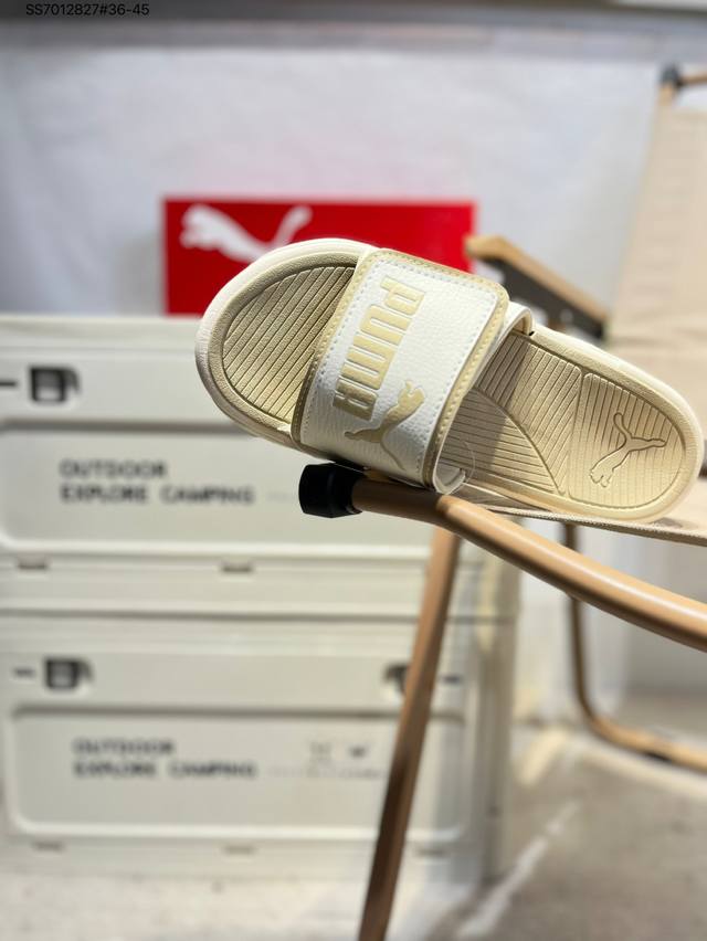 原75降价 Puma Royalcat Comfort 彪马舒适透气 防滑防臭一字拖鞋 男女同款372280 Ss 12827#36-45