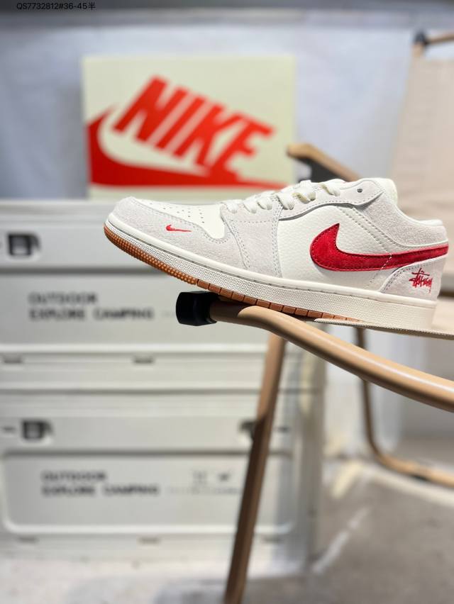 公司级头层皮乔丹Air Jordan 1 Low Aj1低帮系列篮球鞋 官方同步配色 原装级产物 #拒绝公底 立体鞋型 细节完美 高清洁度Sj9950 Qs77