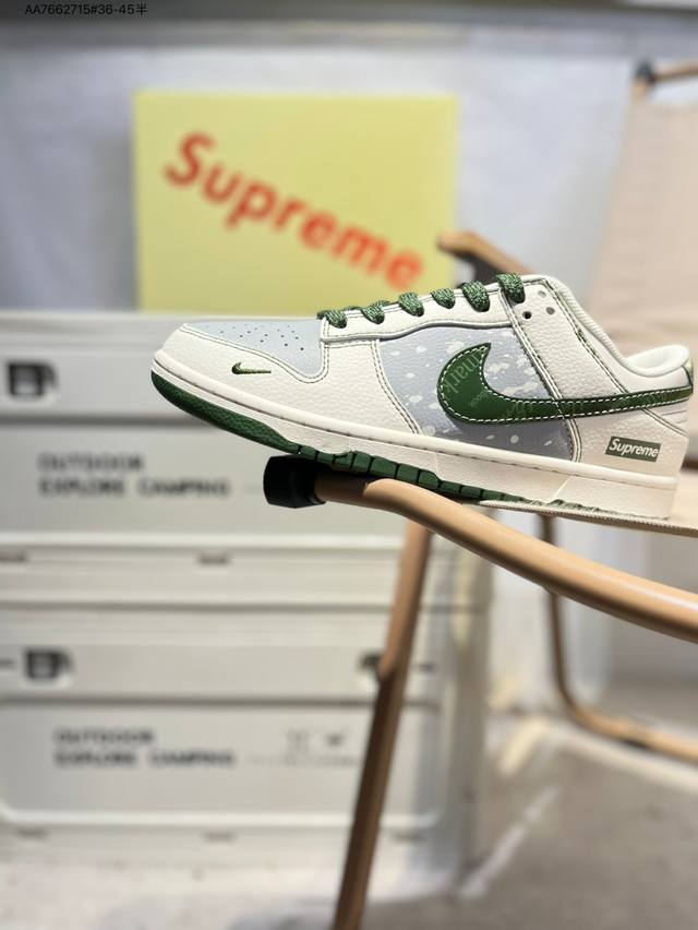 Supreme X Nike Sb Dunk Low 大厂出品 极力推荐 新配色 原装头层材料 独家版型蒸餾加工 帶來的是更好的视觉和脚感体验 大厂纯原品质出货