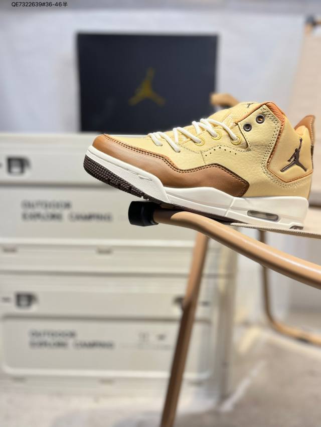 Air Jordan Courtside Aj23 简版中帮复古休闲运动文化篮球鞋 市面唯一纯原批次 全套原纸板楦头开发 原厂大底磨具加持立体防滑纹理 原装可视