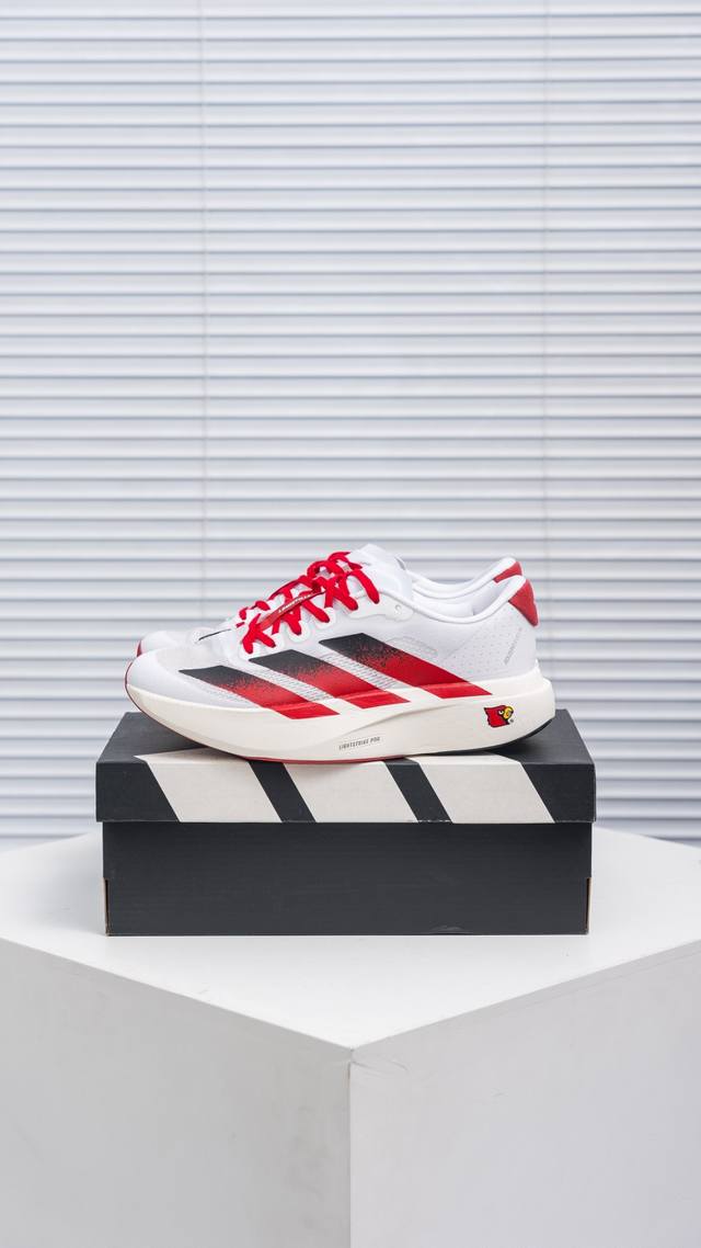 核心私 Adidas Adizero Evo Sl M 轻盈跑鞋耐磨减震专业跑步鞋 冲向目标，一路向前，不断挑战和突破自我无论是平时训练还是马拉松，让这款Adi