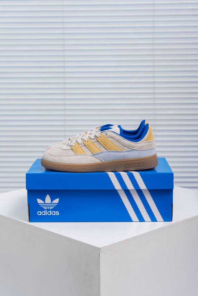 核心私 阿迪达斯Adidas Handball Spezial 舒适百搭防滑耐磨 低帮 德训板鞋男女同款 货号：J12606 尺码：36 36.5 37.5 3