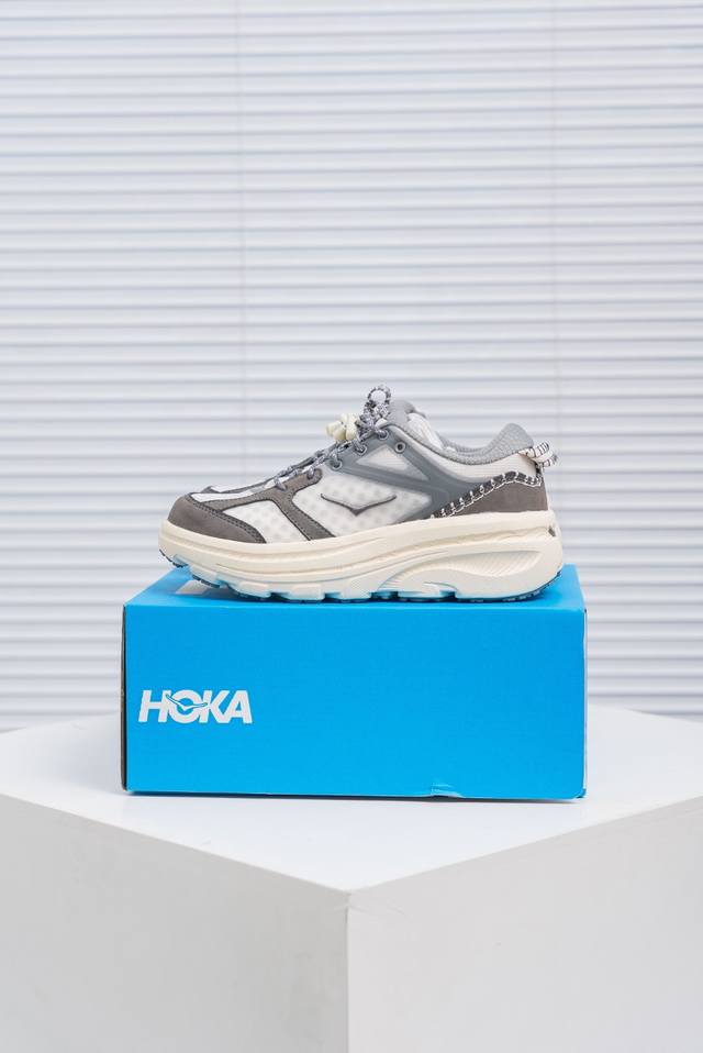 核心私 Hoka Oneu Bondi B3Ls 舒适防滑耐磨低帮休闲跑步鞋 货号：1155351 尺码：36 37 37.5 38 38.5 39 40 40