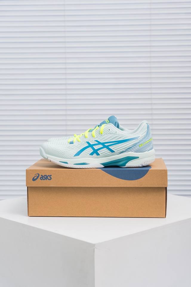 核心私 亚瑟士跑鞋Asics Solution Speed Ff 2 亚瑟士复古透气缓震休闲跑步鞋 货号：1042A136-405 尺码：39 39.5 40