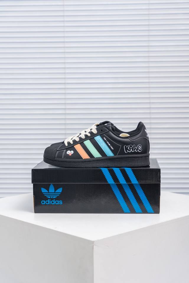 核心私 阿迪达斯Adidas三叶草 Originals Superstar贝壳头系列低帮经典百搭休闲运动板鞋 货号：Bz2533 尺码：36 36.5 37 3