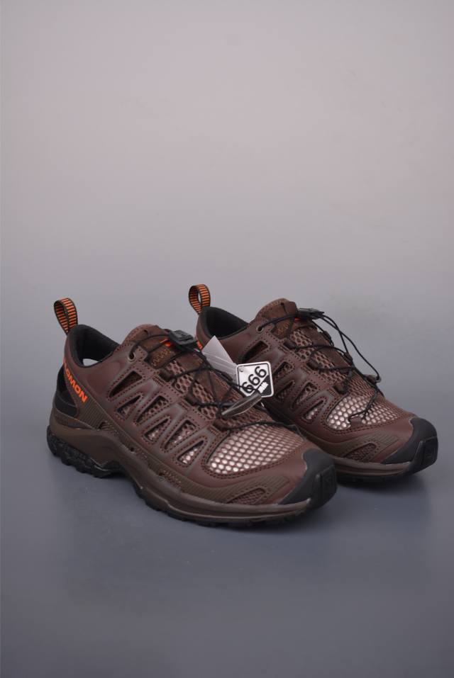 法国户外品牌-萨洛蒙 Salomon Xa Pro 3D Suede 探索者溯溪鞋系列 纯原版本 潮流越野机能户外休闲运动跑步鞋 采用透气网布与防护皮革组合鞋面