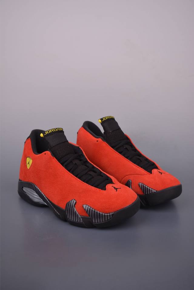 Nike Jordan Air Jordan 14 复刻黑红 纯原大厂出品 原厂材料开发 细节把控到位 主供外贸客户 打造完美鞋型 纸板中底 钢印 完美版型 公