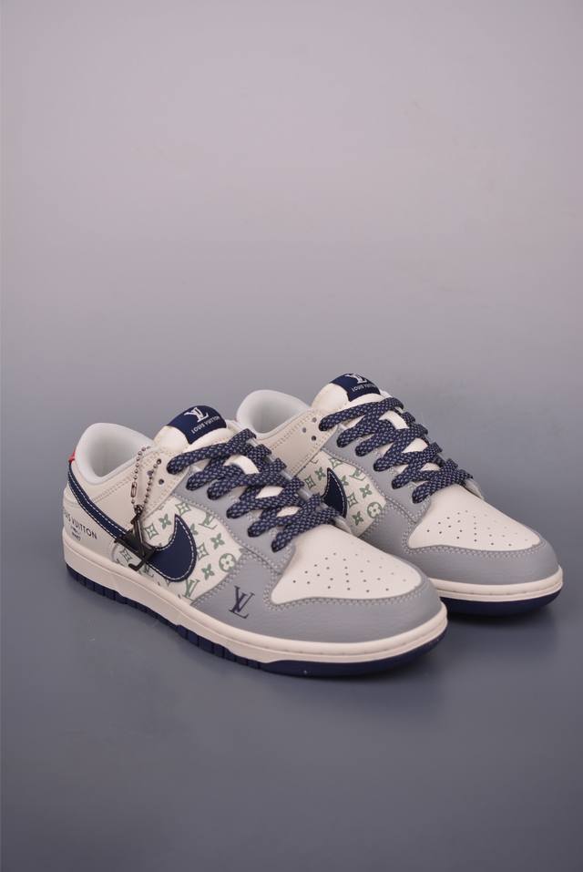 Nike Sb Dunk Low Lv联名 纯原大厂出品 极力推荐 原装头层材料 独家版型蒸餾加工 帶來的是更好的视觉和脚感体验 大厂纯原品质出货 清洁度 电绣