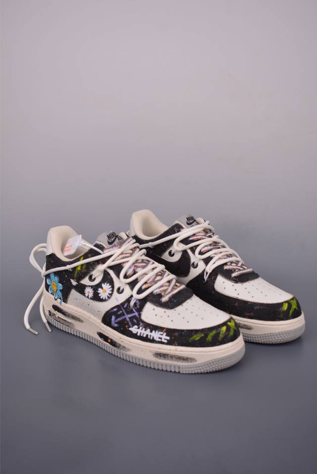 Nike Air Force 1 Low Mlb小雏菊 原楦头原纸板 打造纯正空军版型 专注外贸渠道 全掌内置蜂窝气垫 原盒配件 原厂中底钢印、拉帮完美 官方货