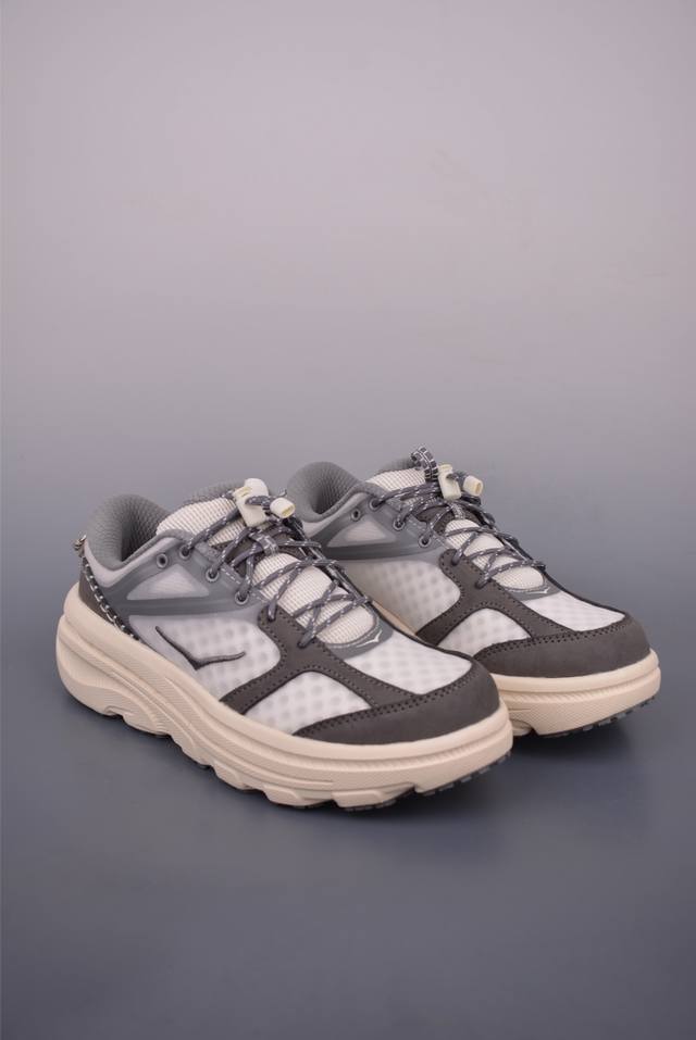 Z Hoka One One U Bondi B3Ls 低帮专业越野跑步鞋 纯原版本 相比常规跑鞋 Hoka One One特别研发使用性能独特的几何形跑鞋中底