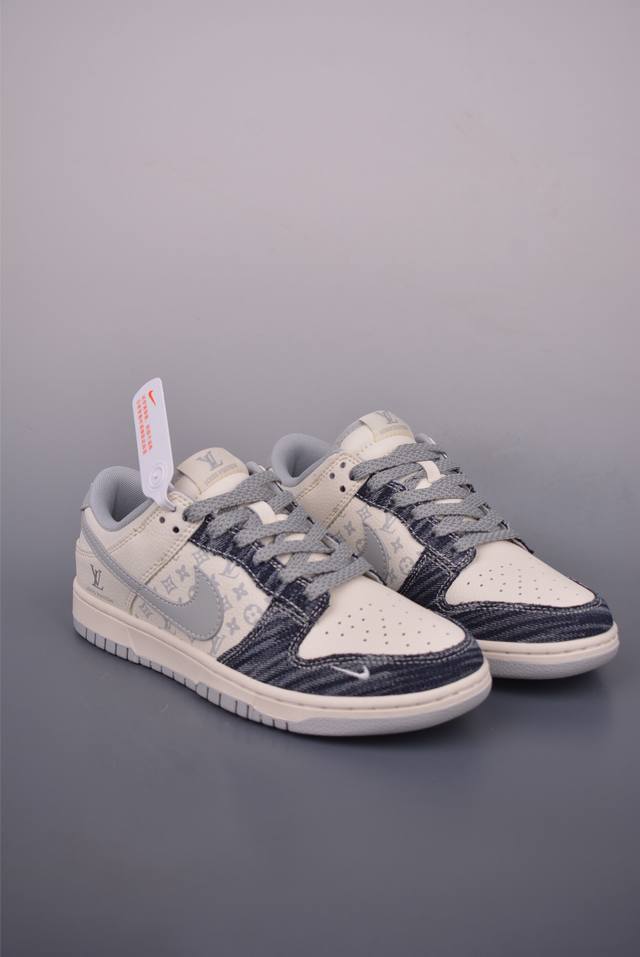 Nike Sb Dunk Low Lv联名 纯原大厂出品 极力推荐 原装头层材料 独家版型蒸餾加工 帶來的是更好的视觉和脚感体验 大厂纯原品质出货 清洁度 电绣