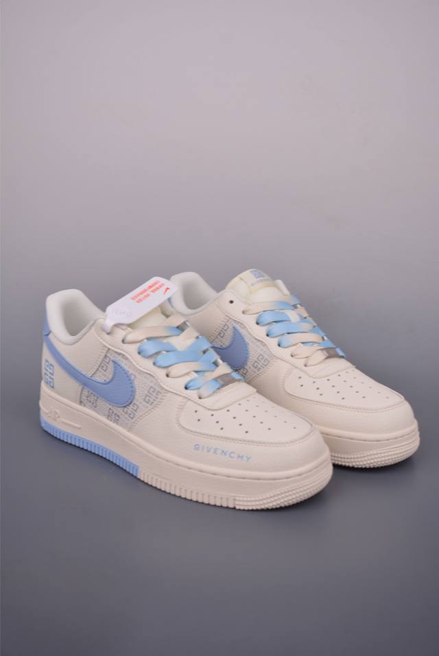 Nike Air Force 1 Low 纪梵希联名 原楦头原纸板 打造纯正空军版型 专注外贸渠道 全掌内置蜂窝气垫 原盒配件 原厂中底钢印、拉帮完美 官方货号