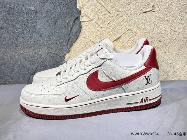 新品上市实拍 海外限量发售！公司级Nike Air Force 1 '07 Low 古驰联名联名-灰棕小绿勾 空军一号低帮 运动鞋 休闲鞋 折边针车 工艺难度大