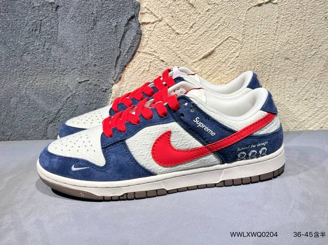 新品上市实拍 海外爆款限量发售！高端定制Nike Sb Dunk Low 古驰联名 米黄棕 高端定制 低帮休闲板鞋 定制鞋盒 大厂纯原品质出货 超高清洁度 皮料