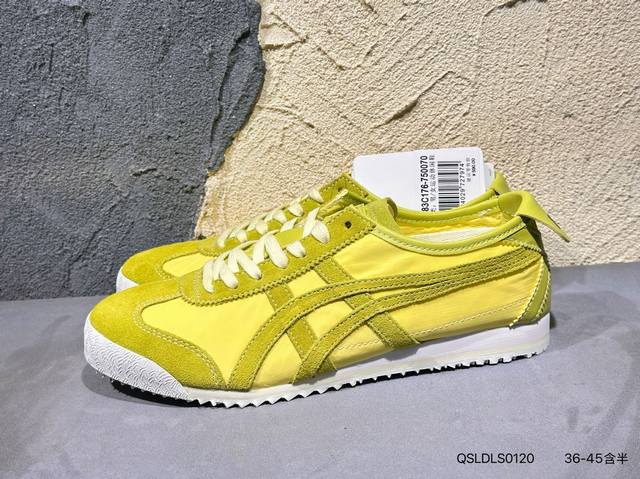 新品上市实拍 Asics Ointsuka Tiger Moage Co 亚瑟士鬼冢虎复古经典跑鞋 产品从款式颜色造型上体现出追求舒适和细节的完美 鞋类更是推崇